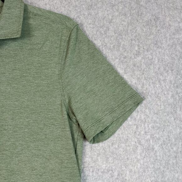 Lululemon Shirt Mens S Green Evolution Polo - Picture 4 of 6